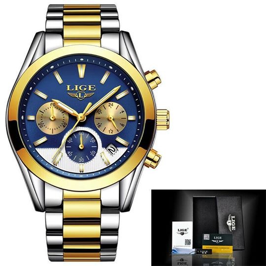 Lige Chain Watch For Man- 1