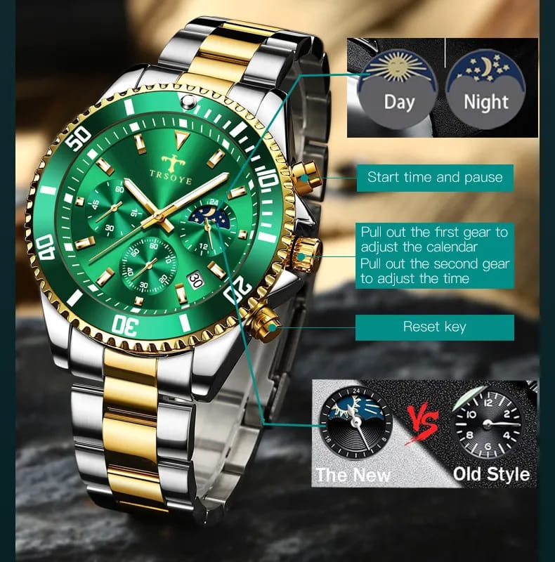Wristwatch Professional Sports Waterproof Luxury Quartz Watches Manufacturers Men Gift Set Quality Warranty In Bulk TRSOYE
