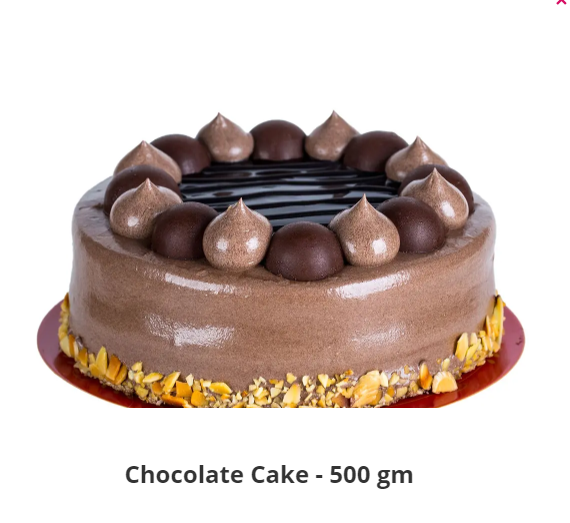 Buy Chocolate Cake 500gm at Best Price | Othoba.com