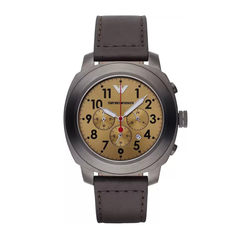 EMPORIO ARMANI Sportivo Gold Sunray Dial Men's Watch AR6055